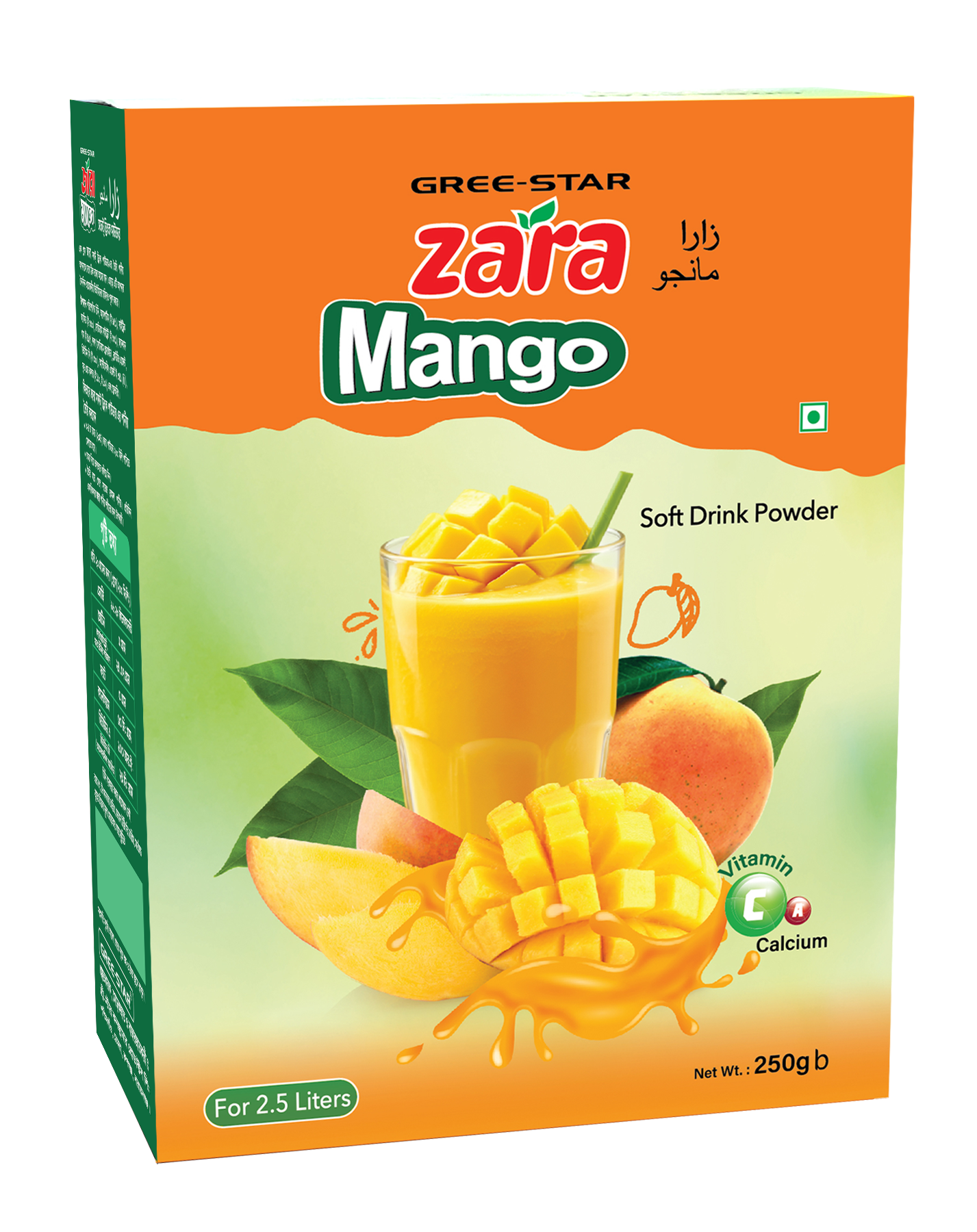 Zara Powder Drinks_Mango_250g